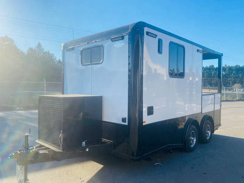 16' White - 6 Foot Porch